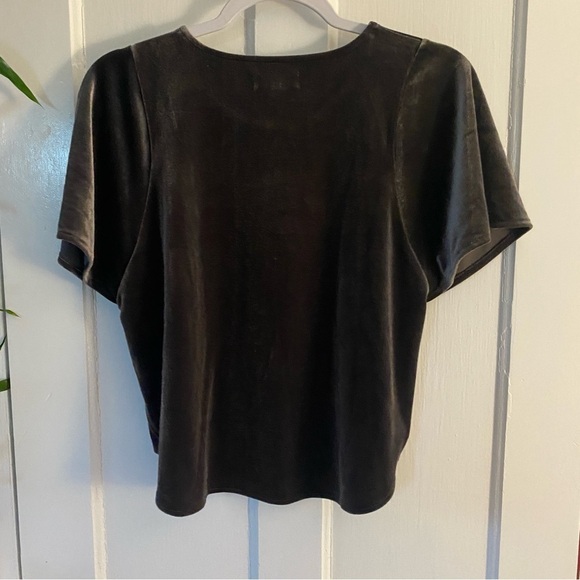 Madewell Velvet Flowy Top - Picture 4 of 4